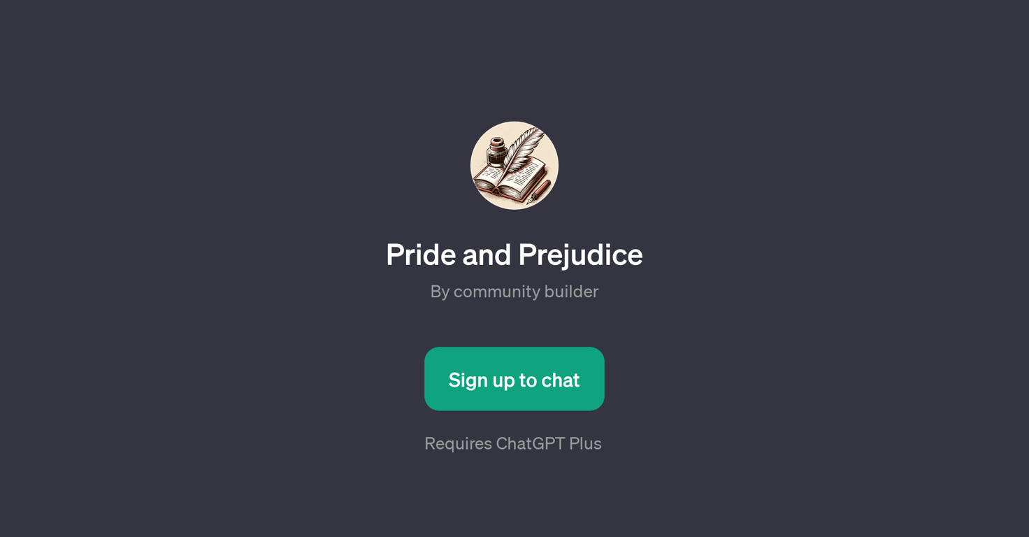 Pride and Prejudice website