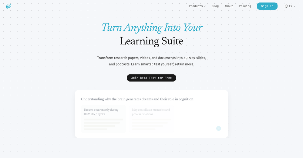 Prismer AI website