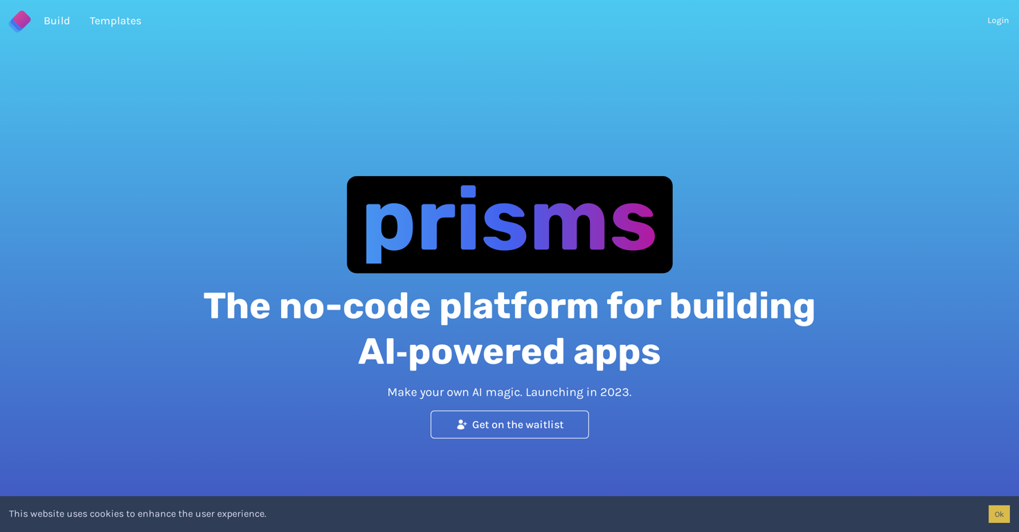 Prisms website