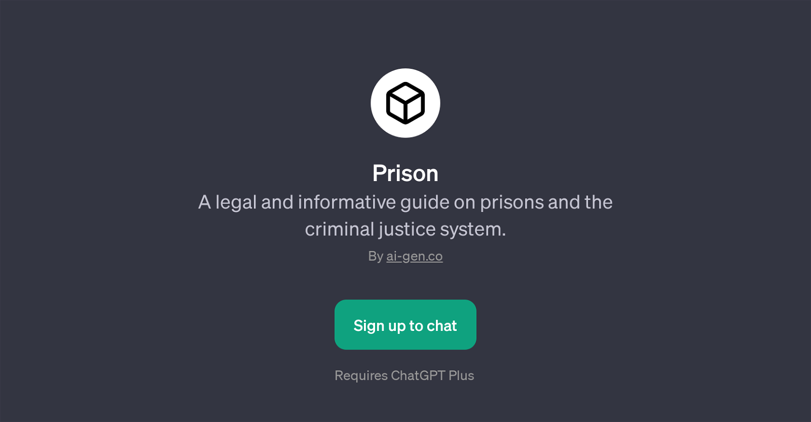 Prison website