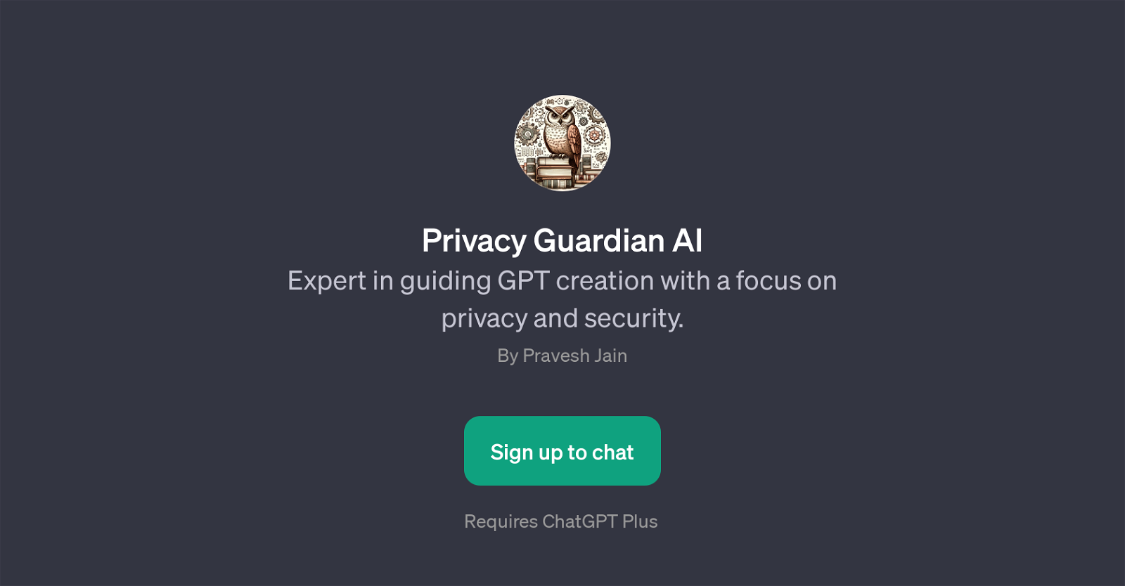 Privacy Guardian AI website