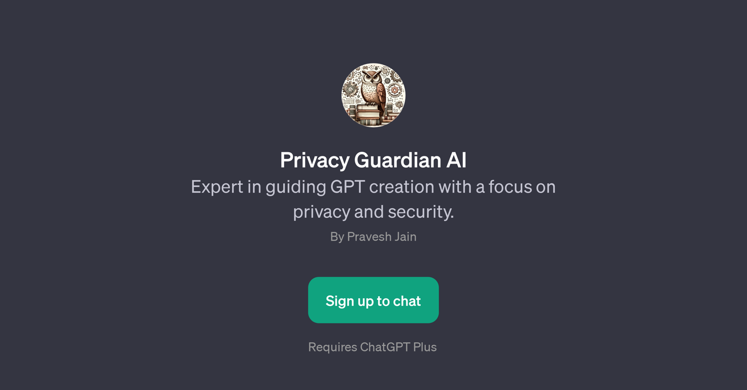 Privacy Guardian AI website