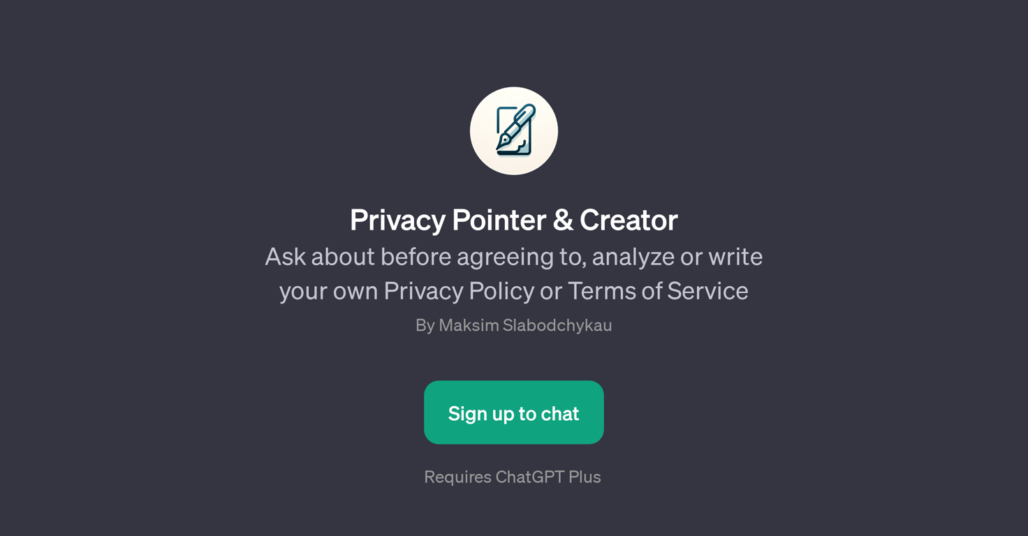 Privacy Pointer & Creator website