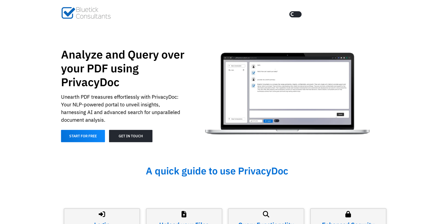 PrivacyDoc website