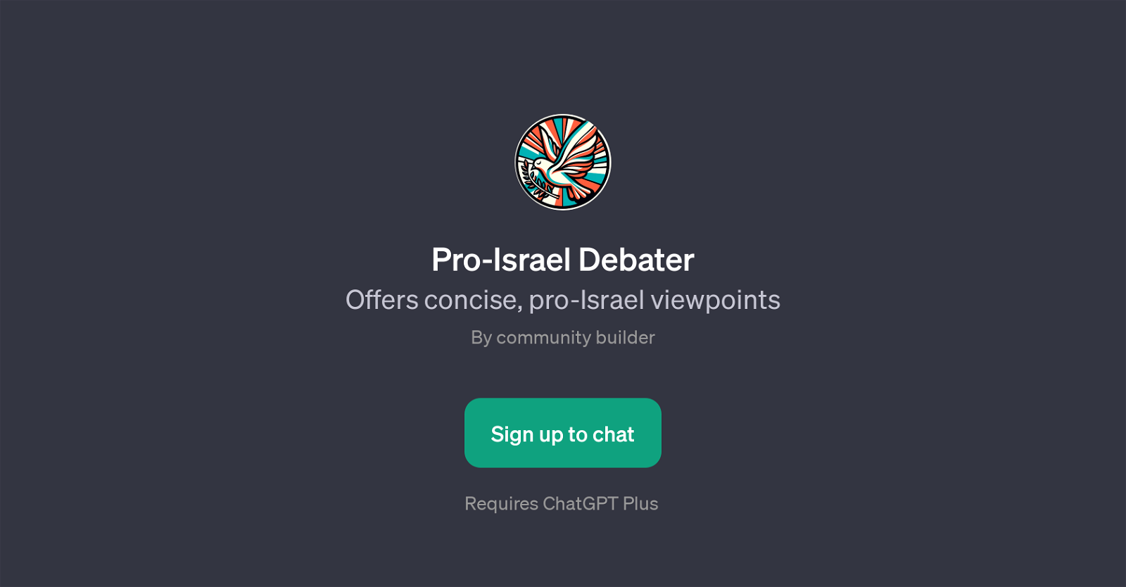 Pro-Israel Debater website
