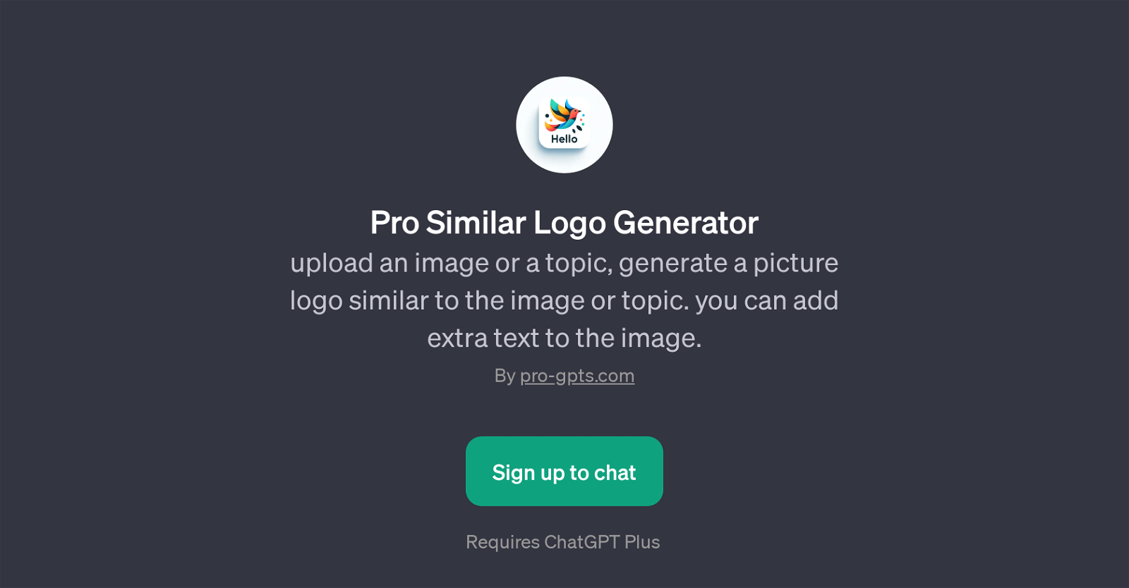 Pro Similar Logo Generator website