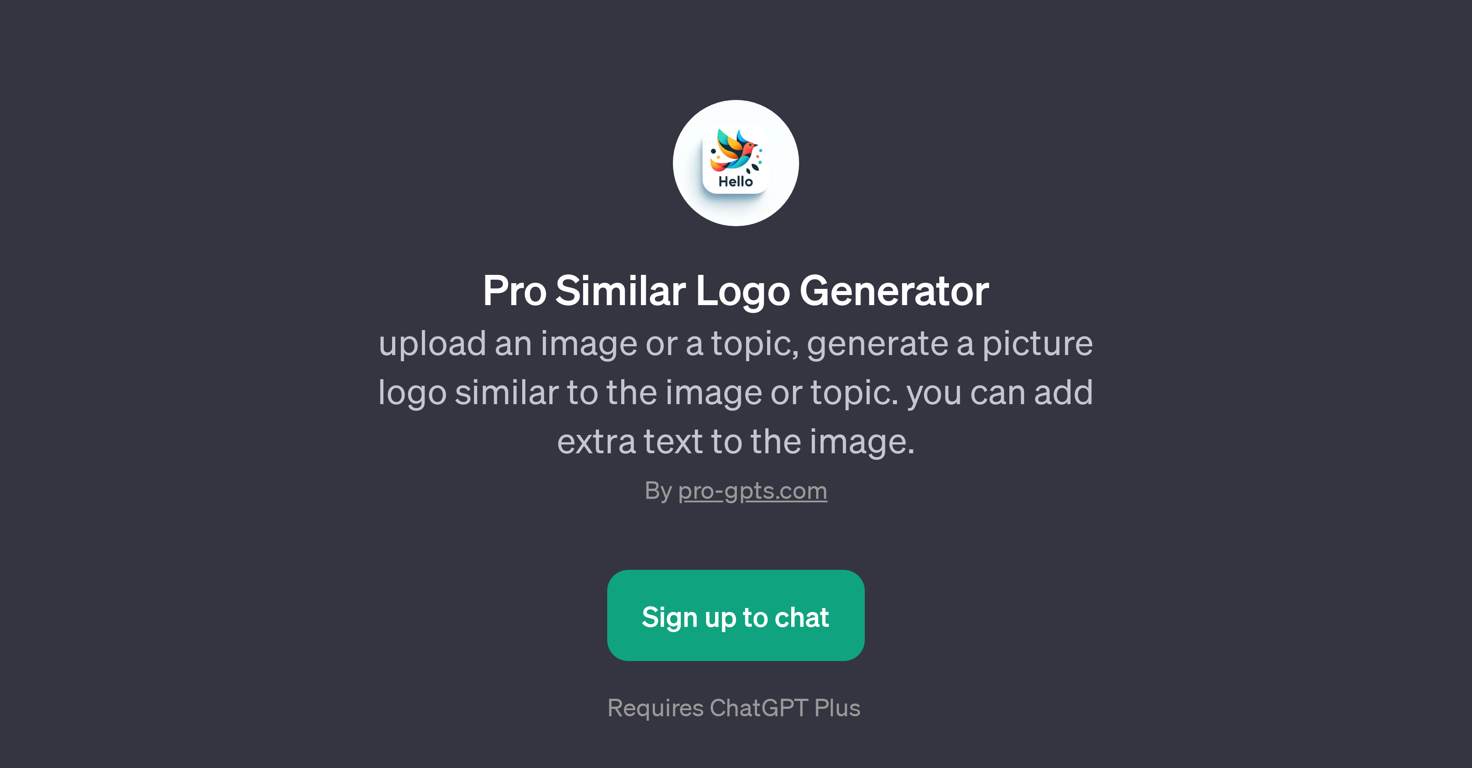 Pro Similar Logo Generator website