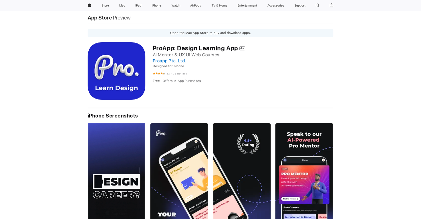 ProApp website