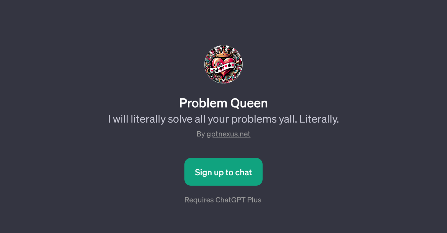 Problem Queen website