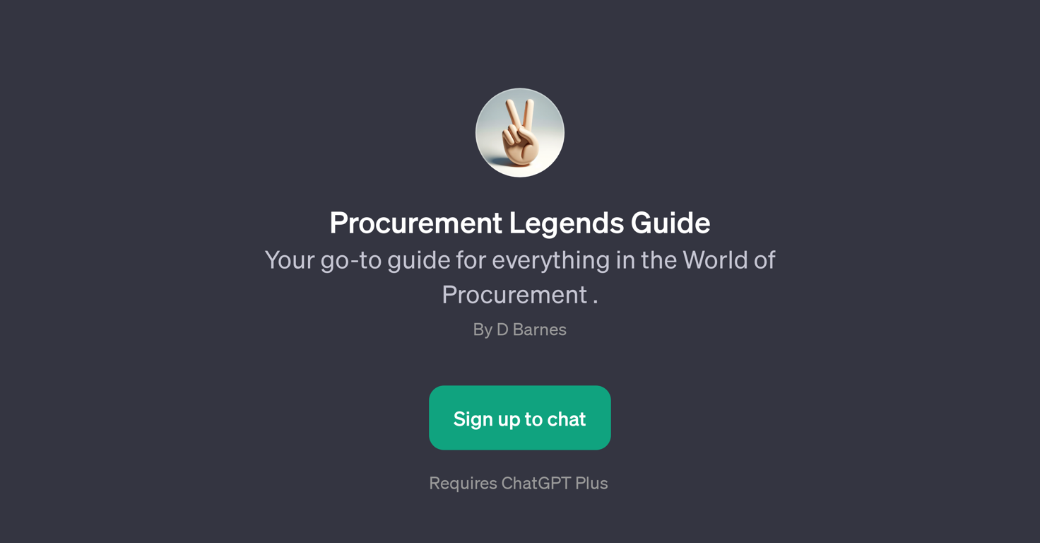 Procurement Legends Guide website