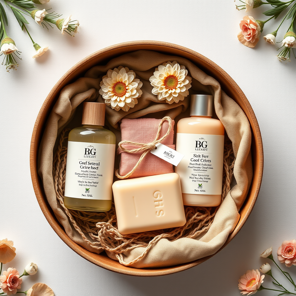 Product and packaging design for hygiene and toiletrie gifts for nana website