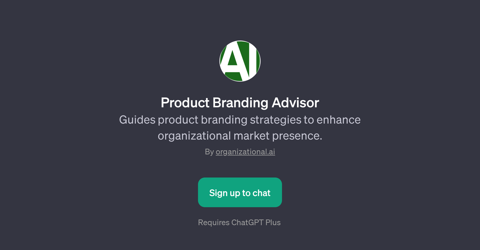 Product Branding Advisor website