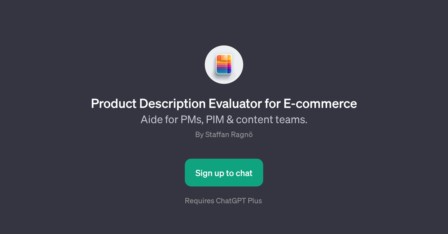 Product Description Evaluator for E-commerce website