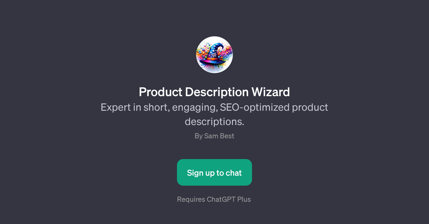 Product Description Wizard website