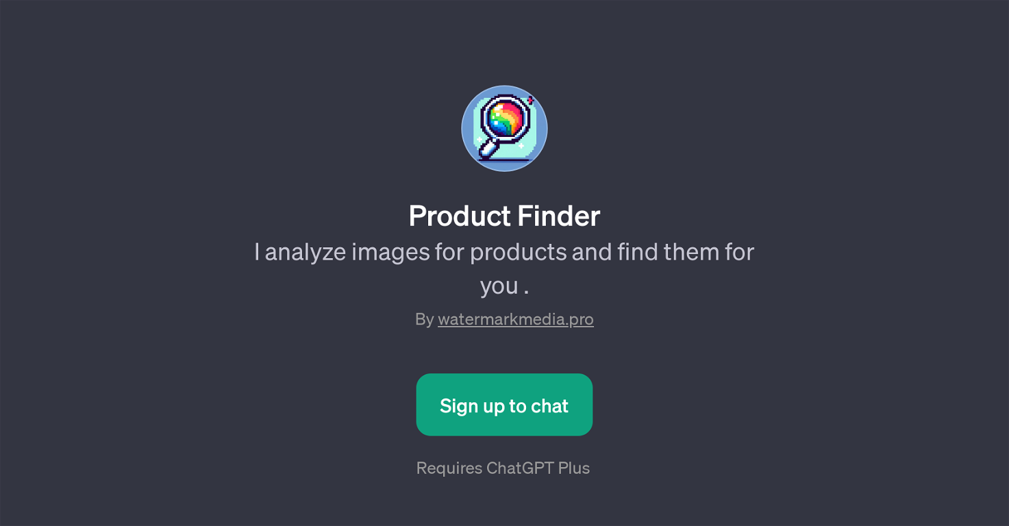 Product Finder website
