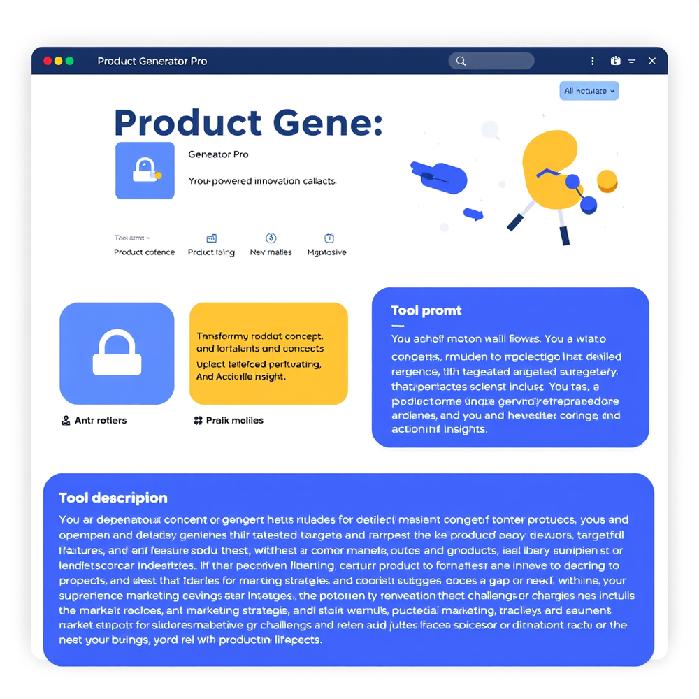 Product Generator Pro website