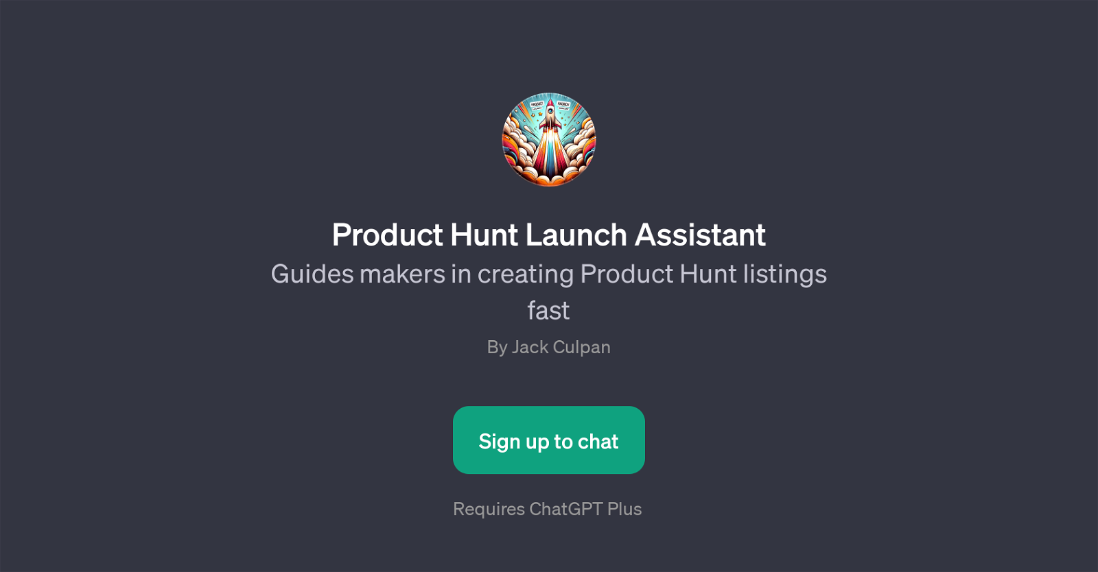 Product Hunt Launch Assistant website