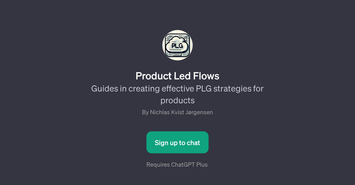 Product Led Flows website