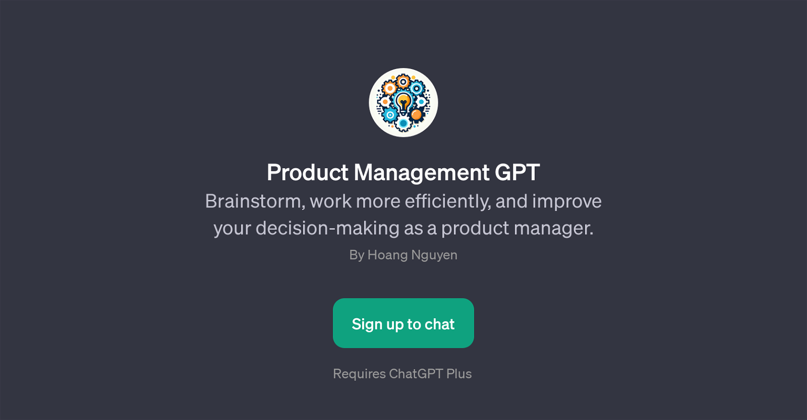 Product Management GPT website