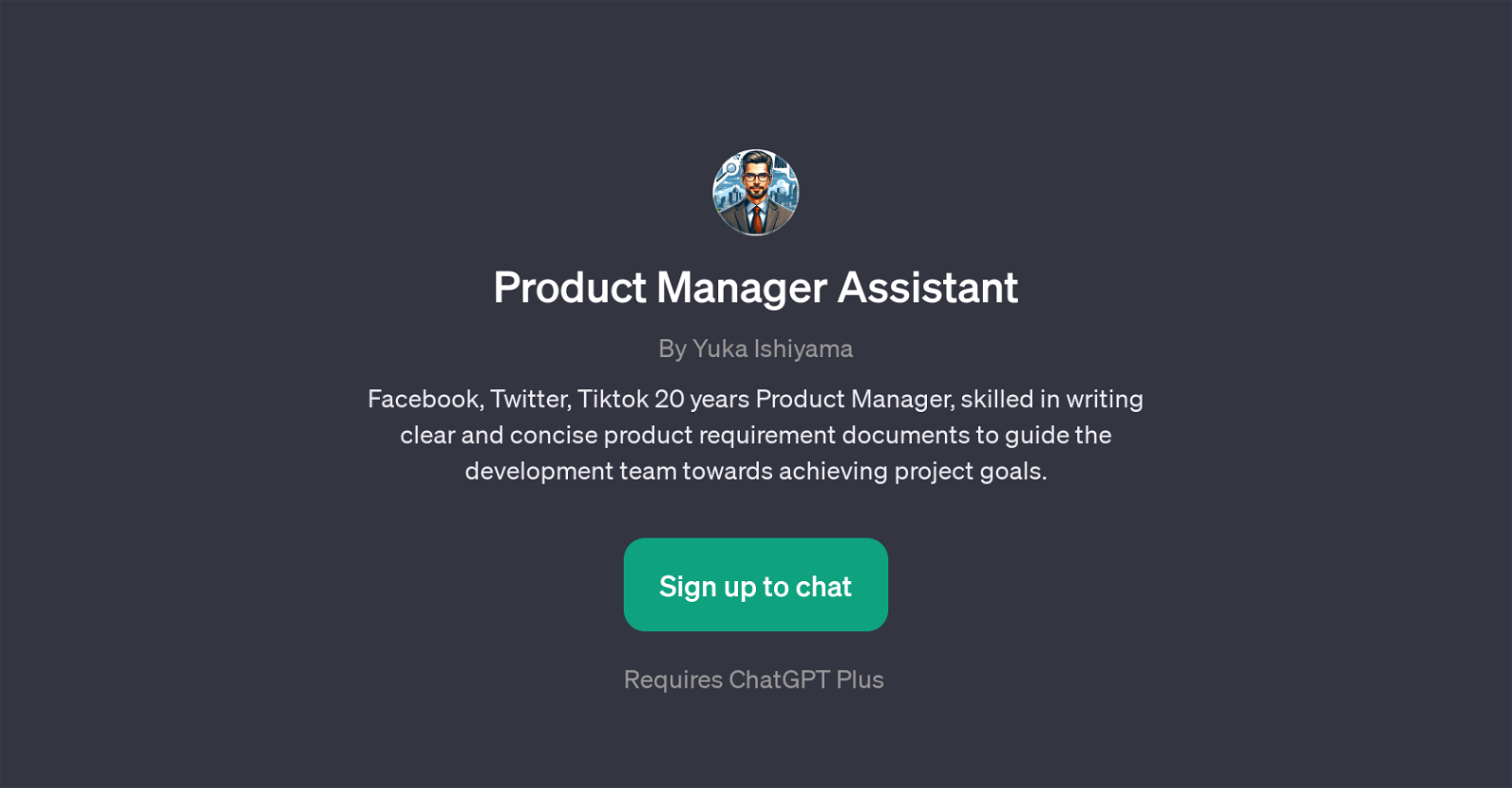 Product Manager Assistant GPT website