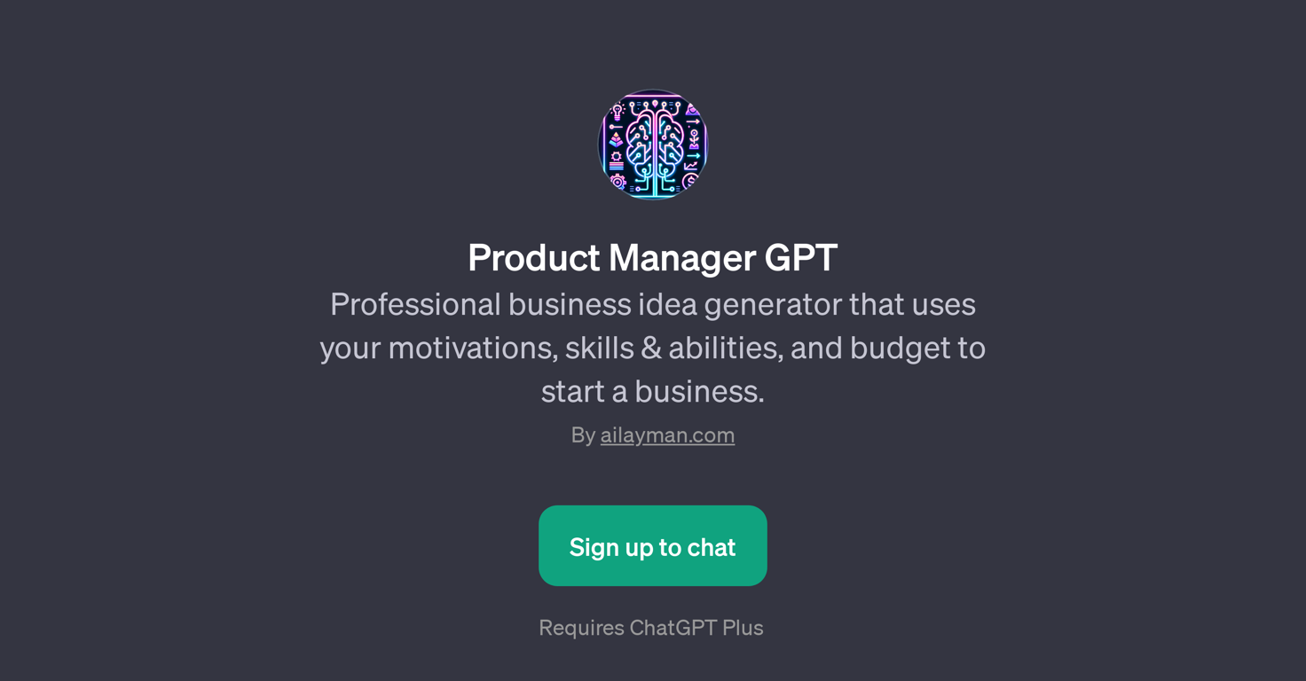 Product Manager GPT website