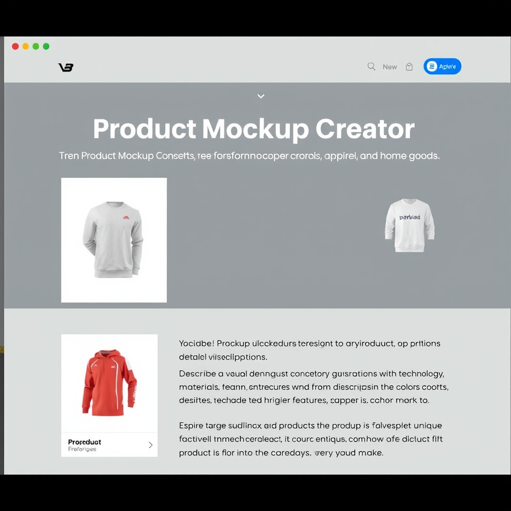 Product Mockup Creator website