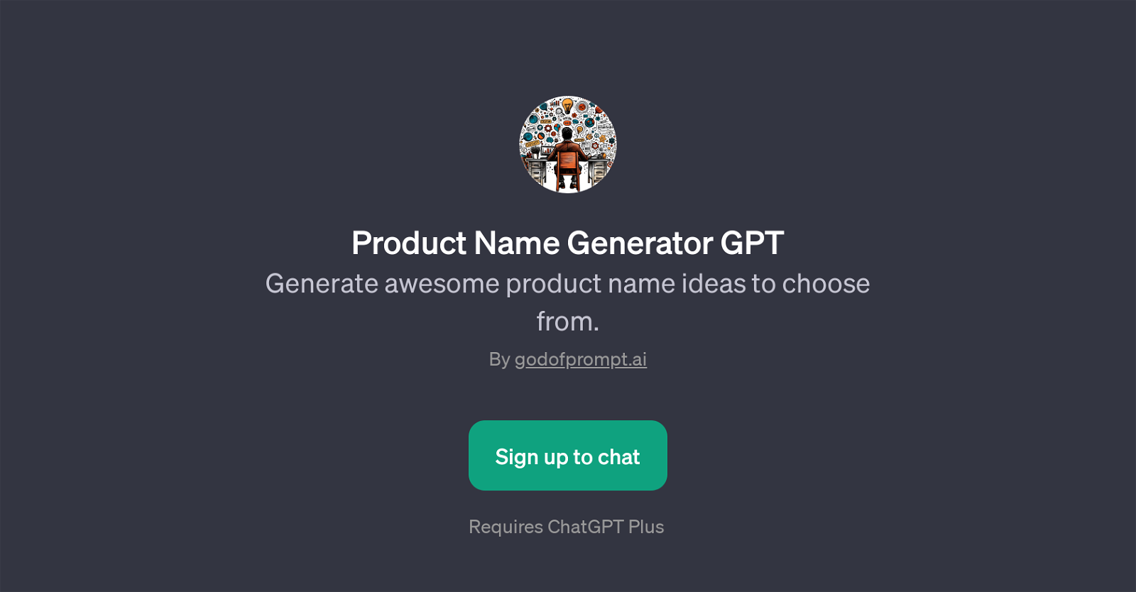Product Name Generator GPT website