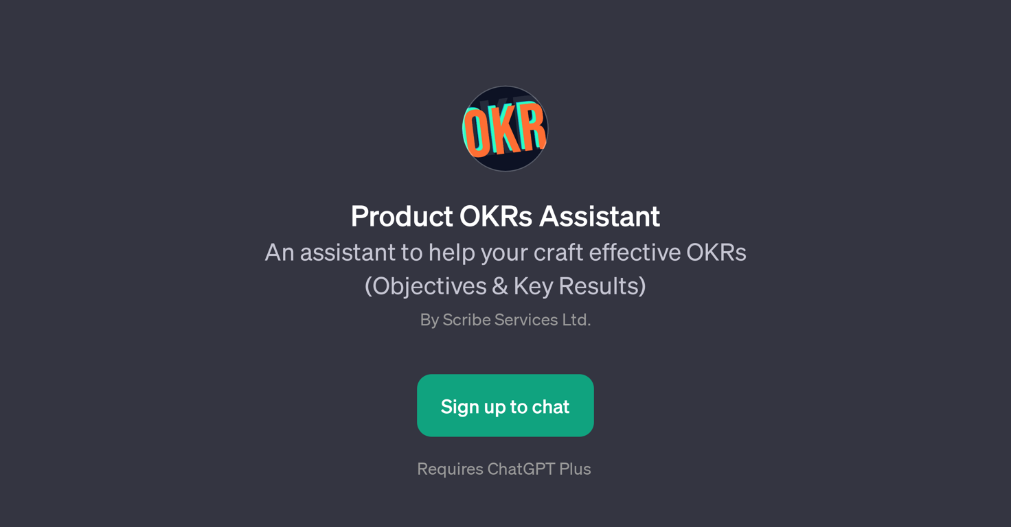Product OKRs Assistant website