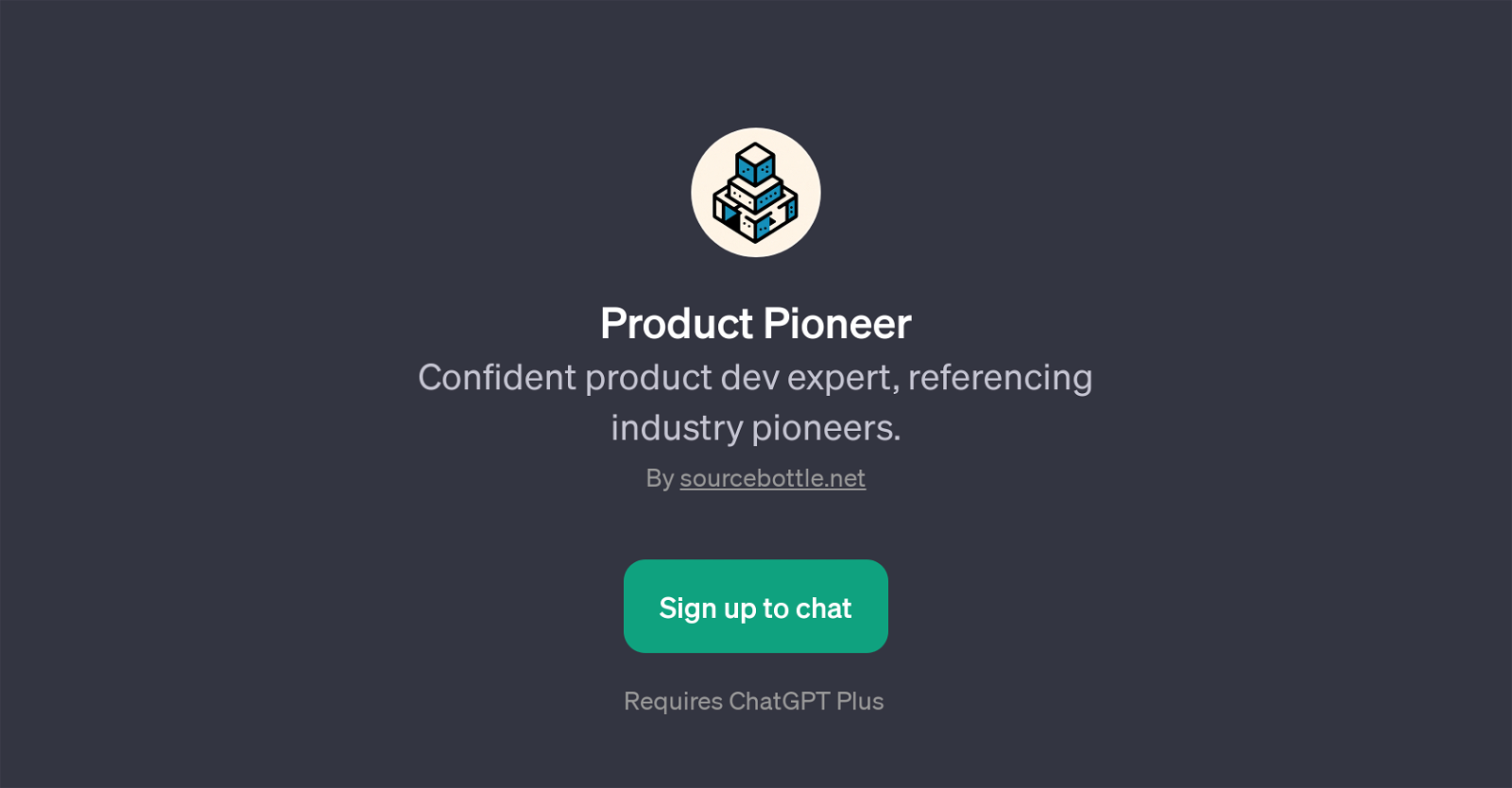 Product Pioneer website