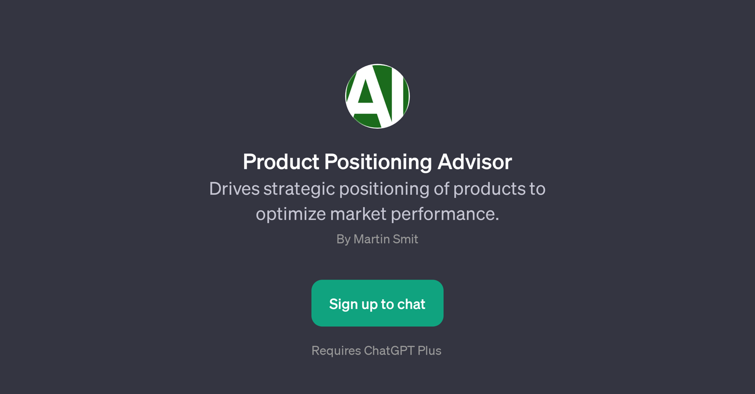Product Positioning Advisor website