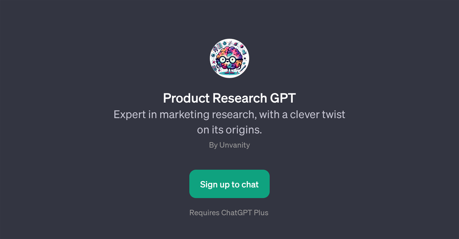 Product Research GPT website