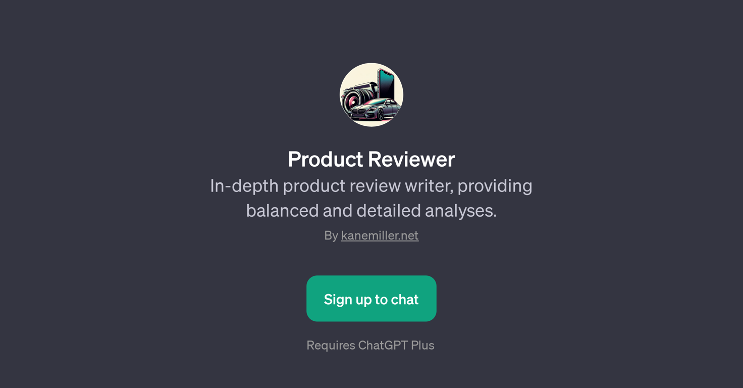Product Reviewer website