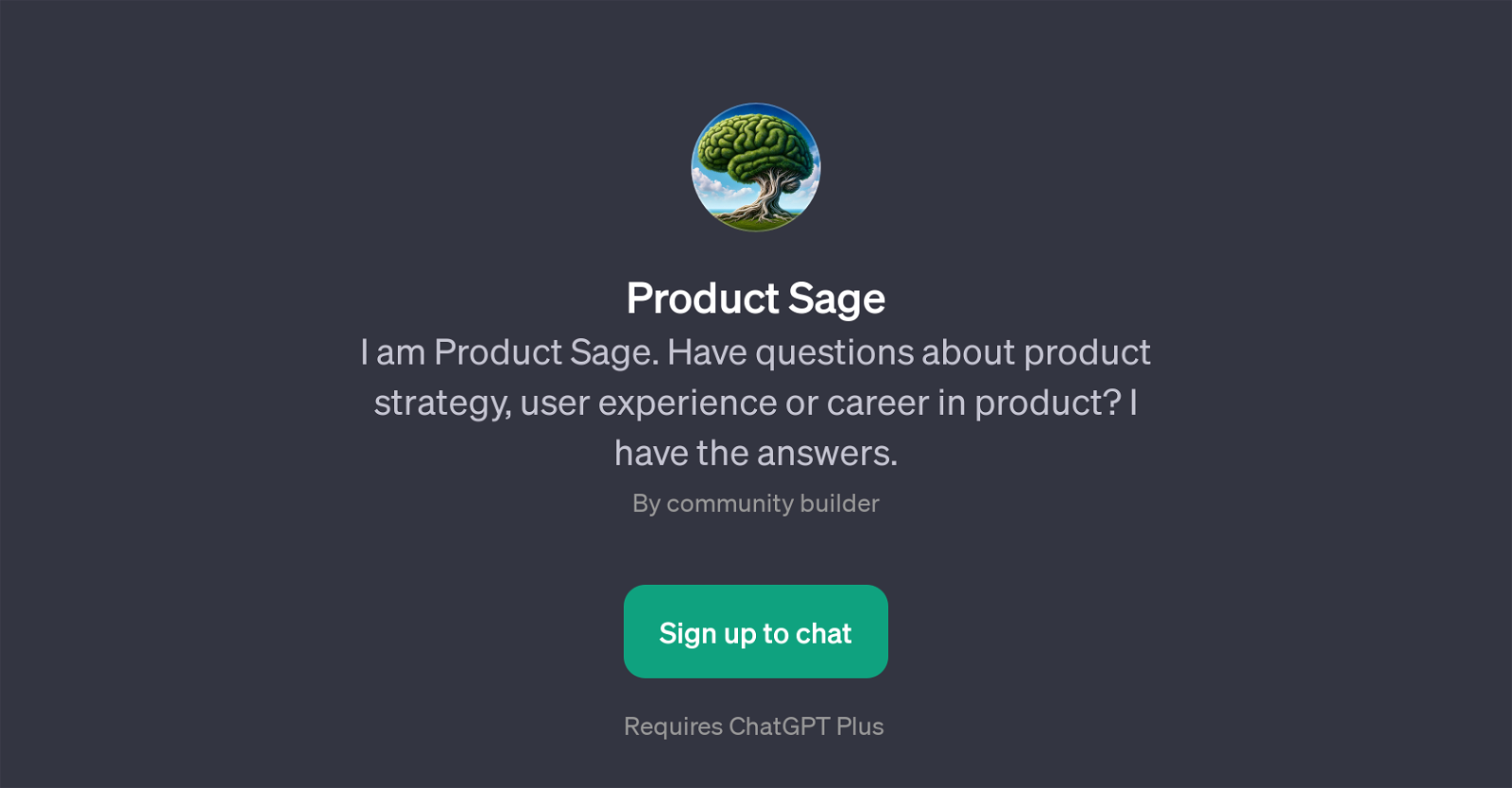 Product Sage website