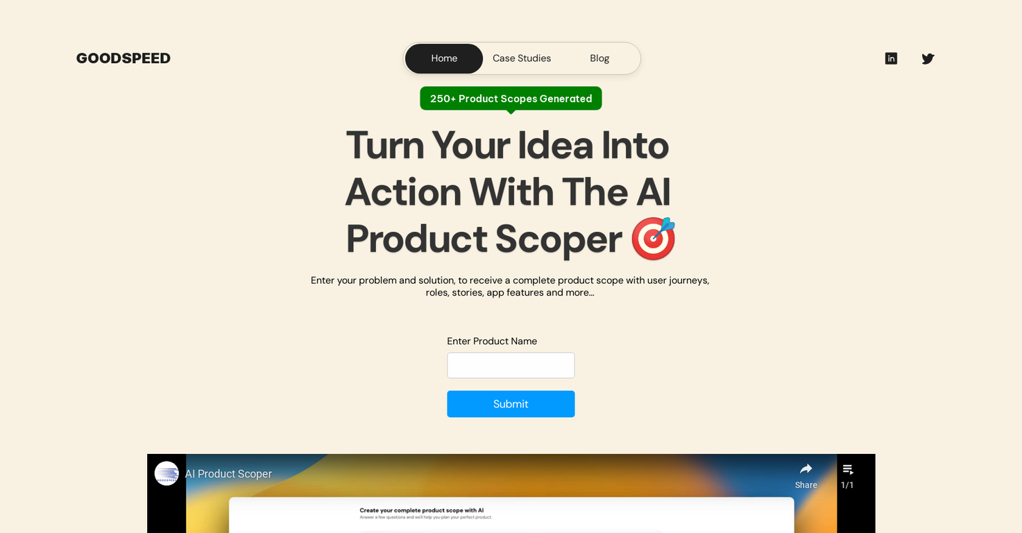 Goodspeed website
