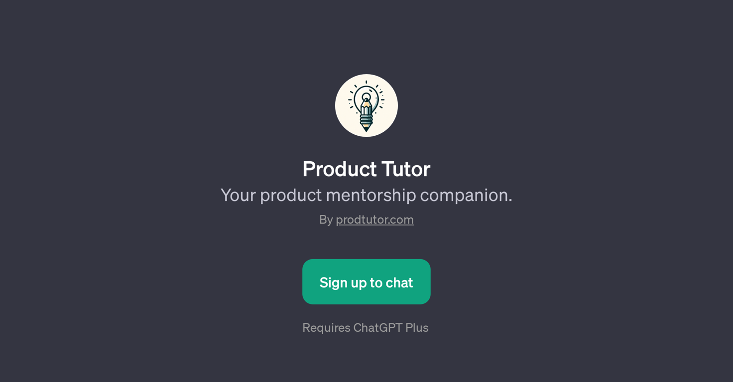 Product Tutor website