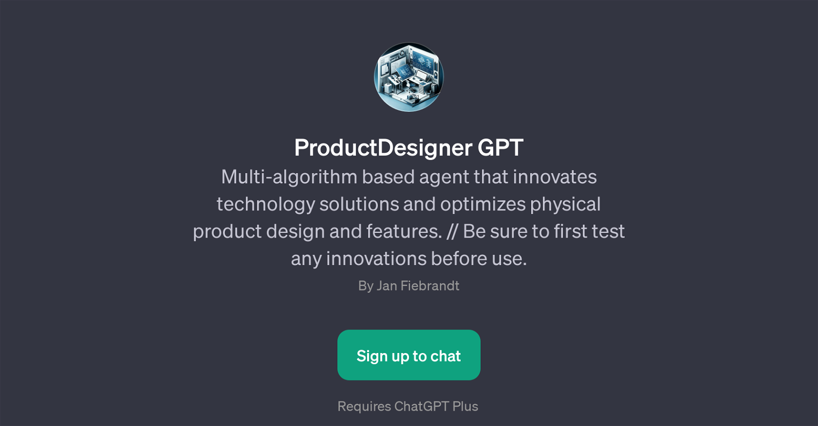 ProductDesigner GPT website