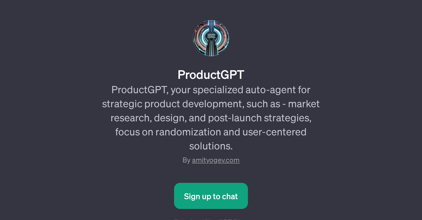 ProductGPT website