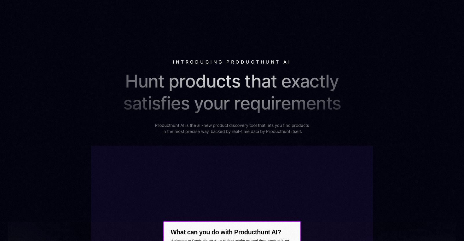 Producthunt AI website
