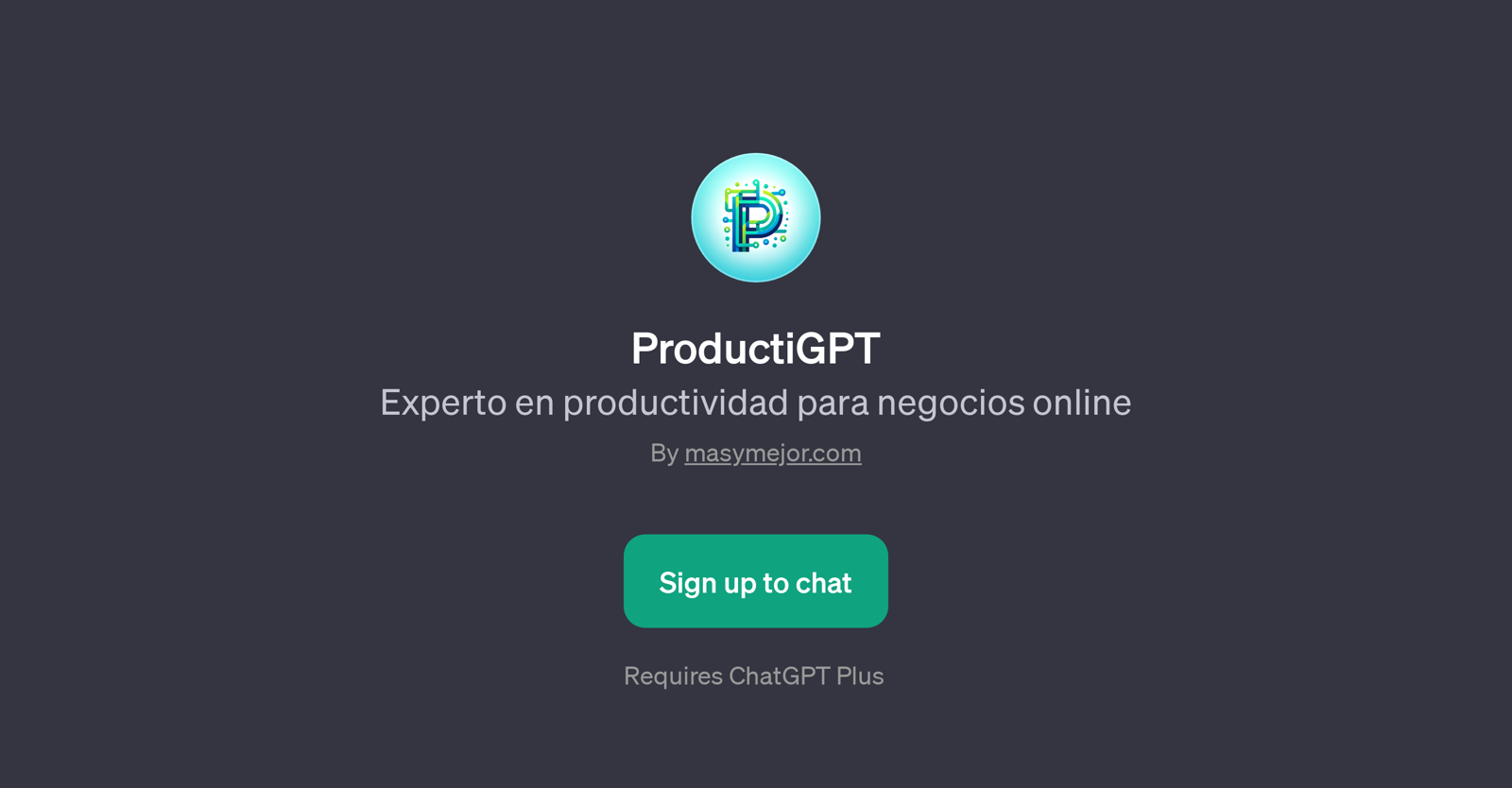 ProductiGPT website