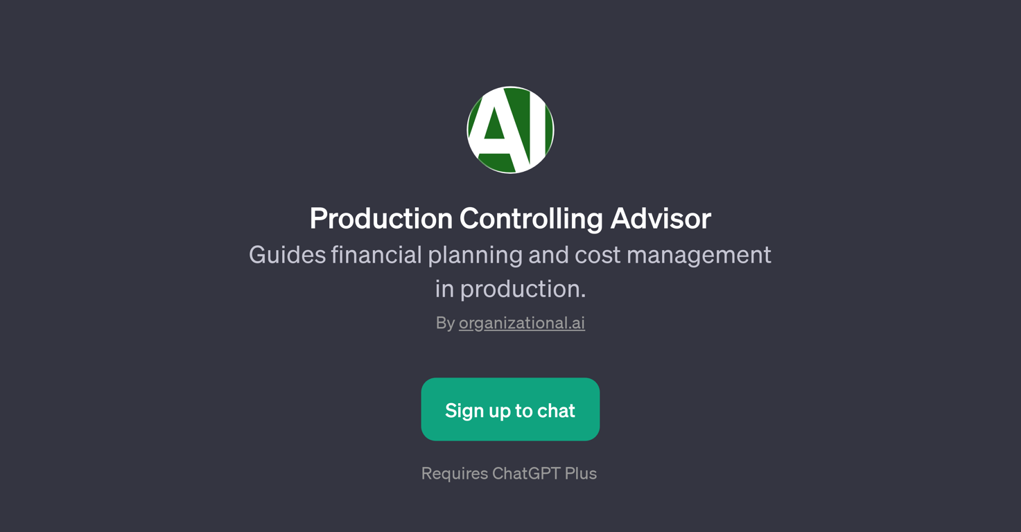Production Controlling Advisor website
