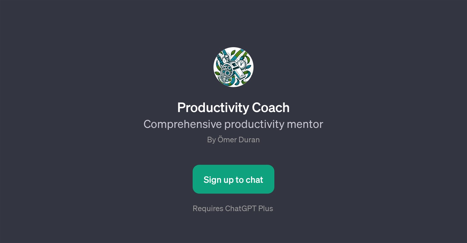 Productivity Coach website