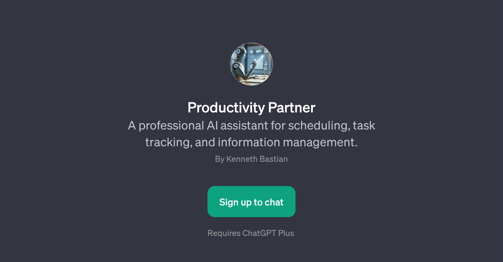 Productivity Partner website