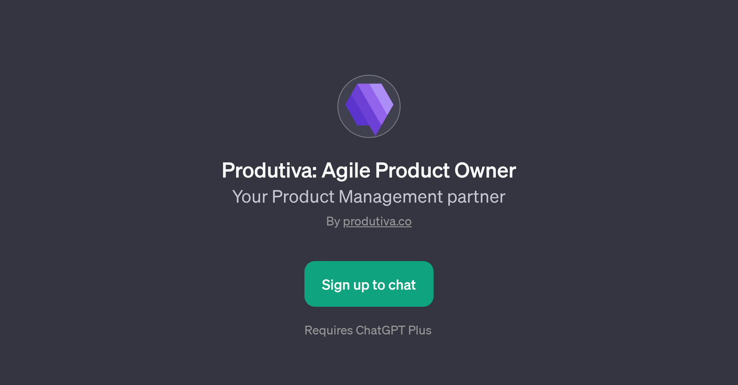 Produtiva: Agile Product Owner website