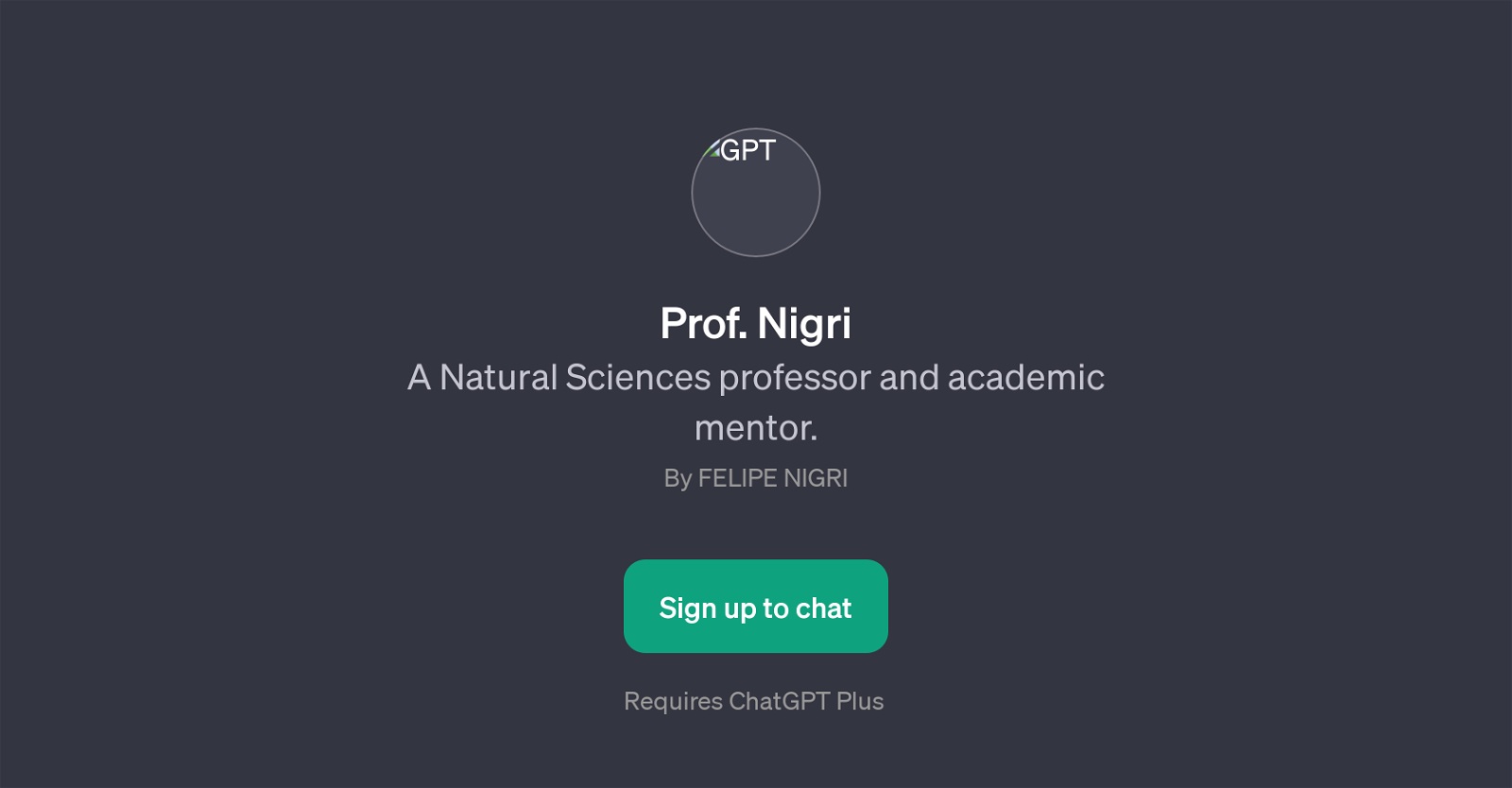 Prof. Nigri website