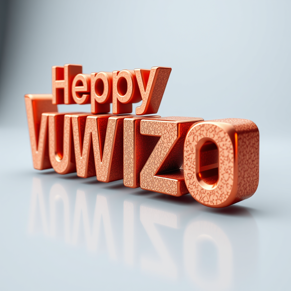 Professional 3D colorful word designer website