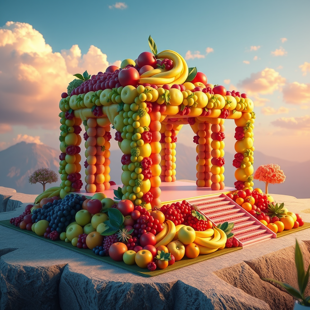 professional architect and designer 3d from fruits website