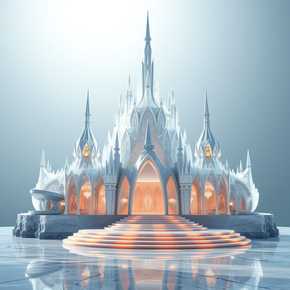 professional architect and designer 3d with crystal website