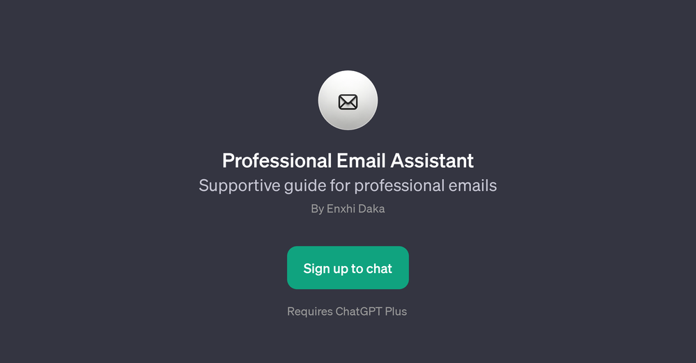 Professional Email Assistant website