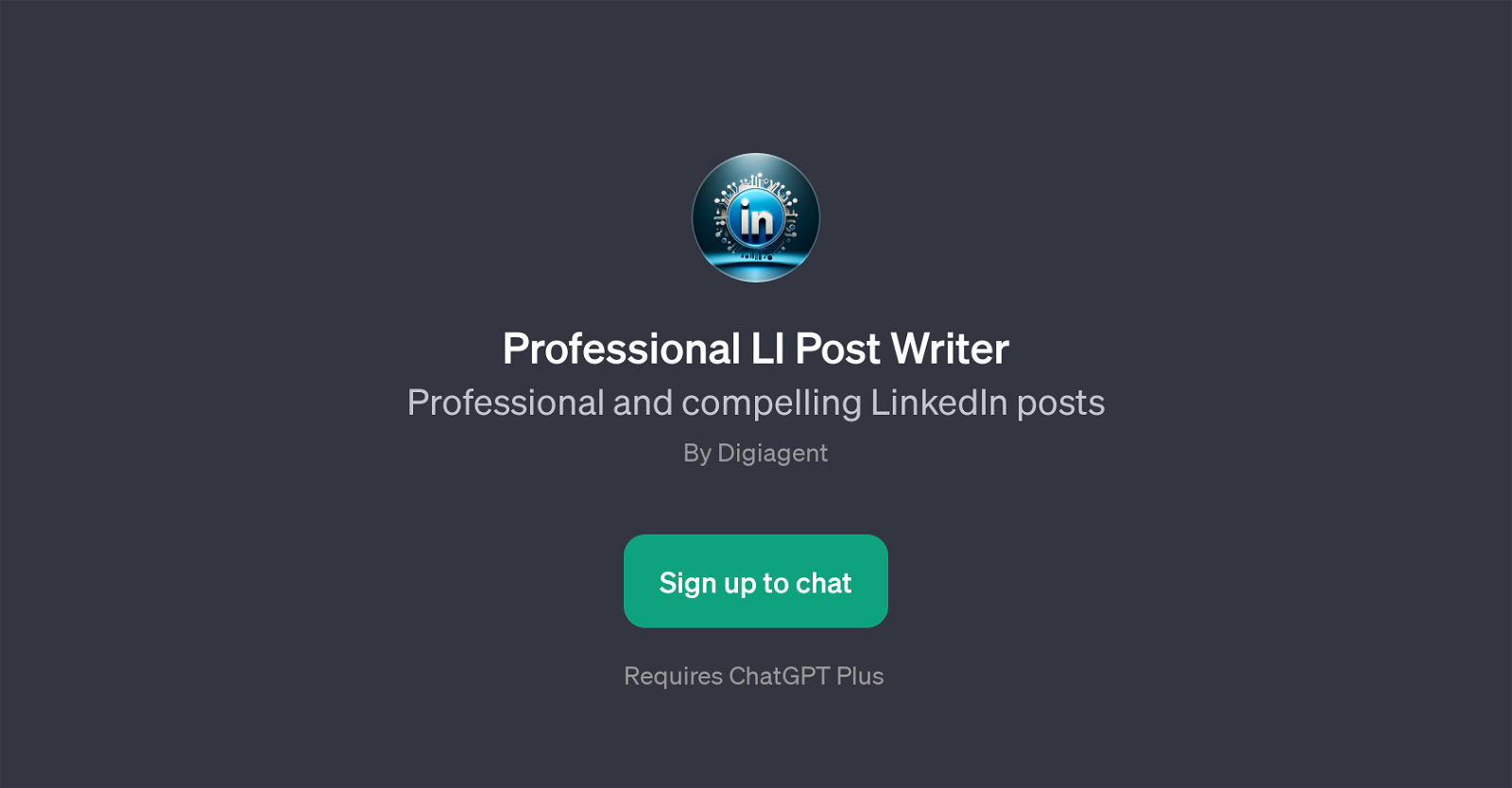 Professional LI Post Writer website