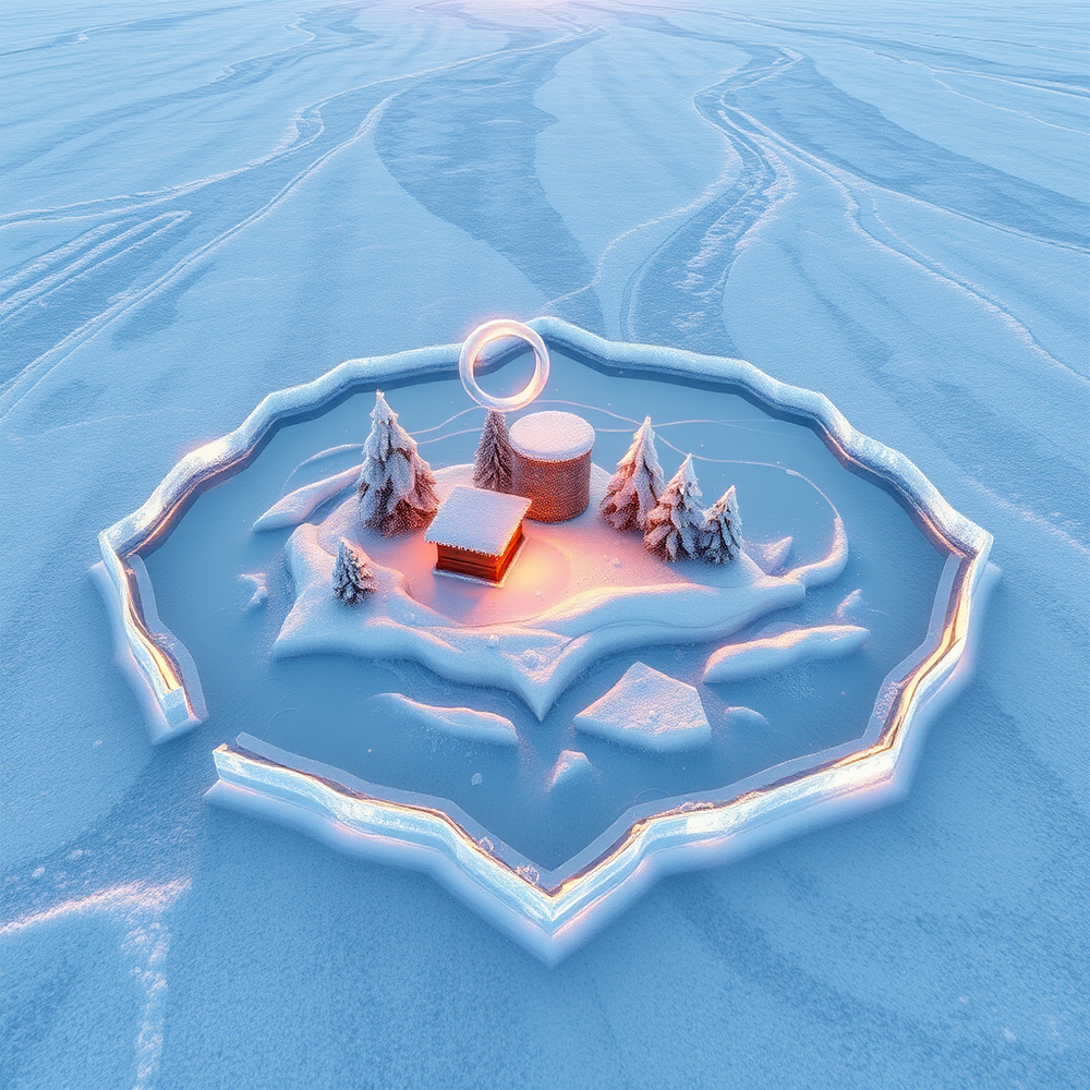 Professional new drawing a 3D image on ice website